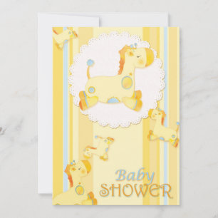 Invitation Baby shower Safari Baby Giraffe