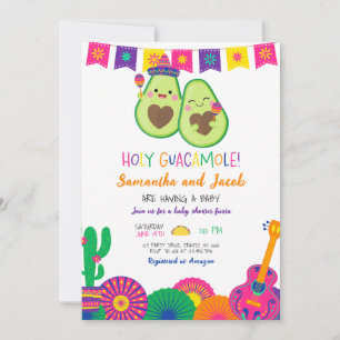 Invitation Baby shower Saint-Guacamole