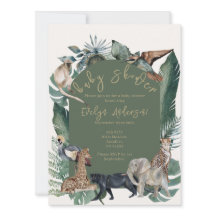Baby shower sauvage