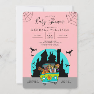 Invitation Baby shower Scooby-Doo Spooktacular