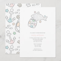Baby shower Shark Ahoy