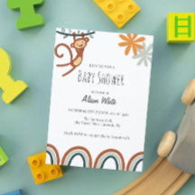 Baby shower Singe mignon