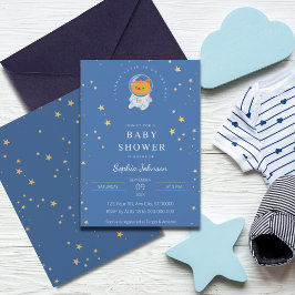Invitation Baby shower spatial, Cute Cat, Cutie cosmique