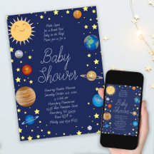 Baby shower spatial Galaxy Étoiles Universelles