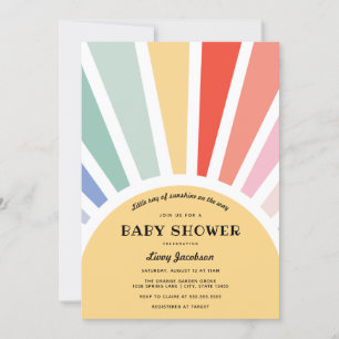 Invitation Baby shower Sunshine