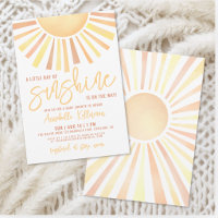 Baby Shower Sunshine Boho Bébé