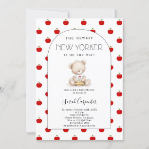 Invitation Baby Shower sur le thème de New York