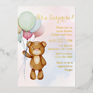 Invitation Baby shower surprise