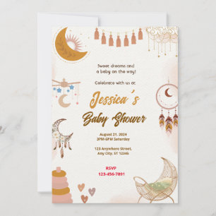 Invitation Baby shower Sweet Dreams