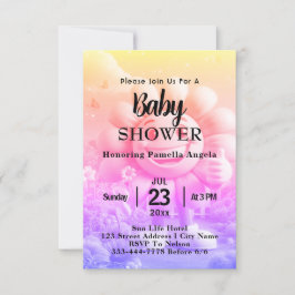 Invitation Baby Shower Texte Personnalisé