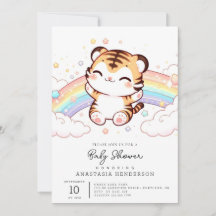 Baby shower Tiger mignon