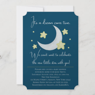 Invitation Baby shower Twinkle Little Star