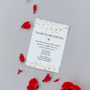 Invitation Baby shower Twinkle Star