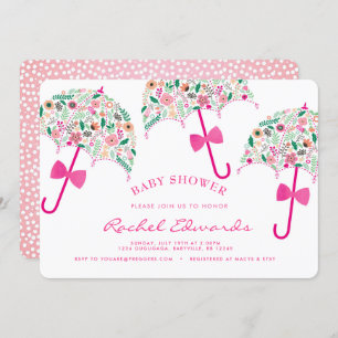 Invitation Baby shower Umbrella