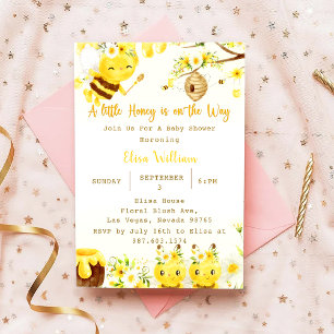 Invitation Baby shower Un Peu En Chemin