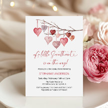 Baby shower Valentines de Little Sweetheart