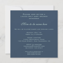 Invitation Baby shower vintage, Brer Rabbit par William Morri