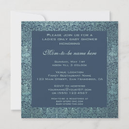 Invitation Baby shower vintage, Brer Rabbit par William Morri
