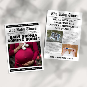 Invitation Baby shower vintage unique