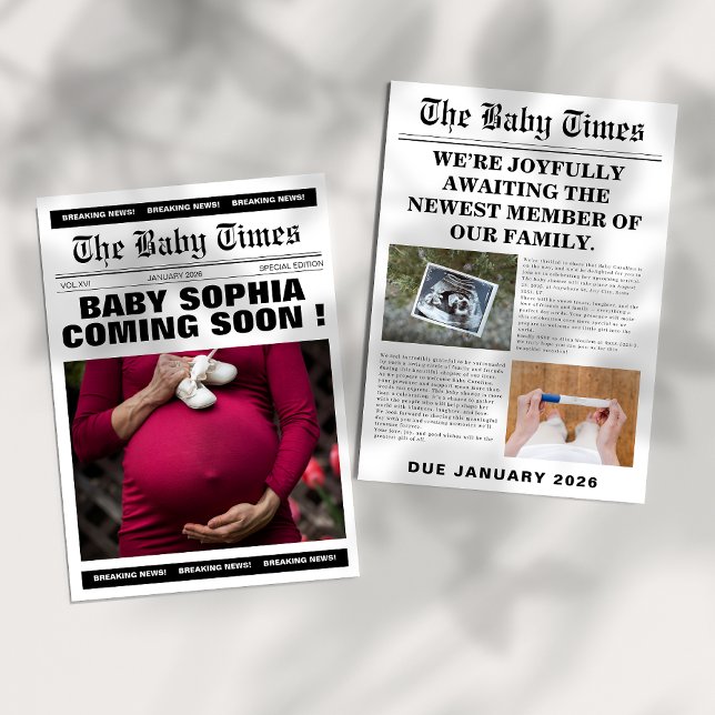 Invitation Baby shower vintage unique (Créateur téléchargé)