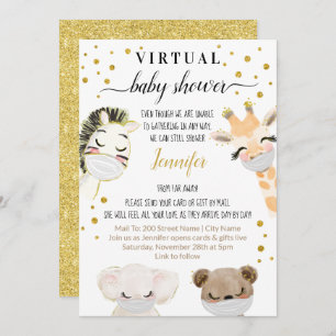 Invitation Baby shower virtuel