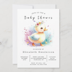 Invitation Baby shower Whimsical Editable