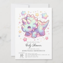 Baby shower Whimsical Simple Dinosaur