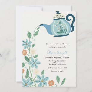 Invitation Baby Tea Party Douche