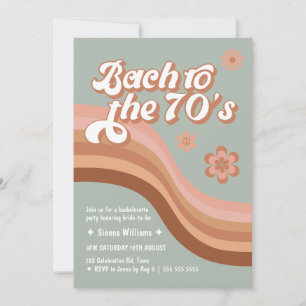 Invitation Bach à la Fête des mariées Retro Daisy Super des a