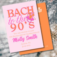 Bach to the 90s - Retro Bachelorette Party