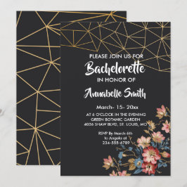 Invitation Bachelor géométrique