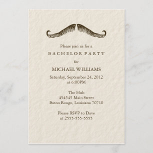 Invitation Bachelor Party de Gentleman (Prix du meilleur aujo