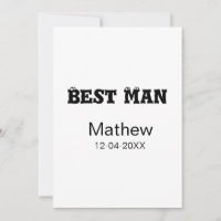 Bachelor party de meilleur homme ajouter nom date