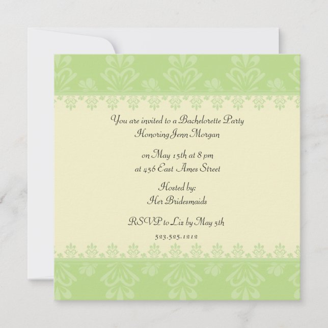 Invitation Bachelorette (Devant)