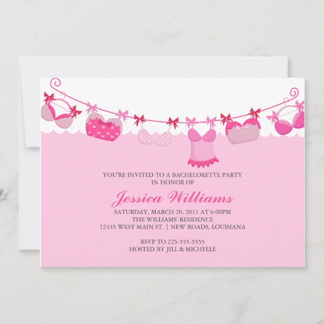 Invitation Bachelorette (Devant)