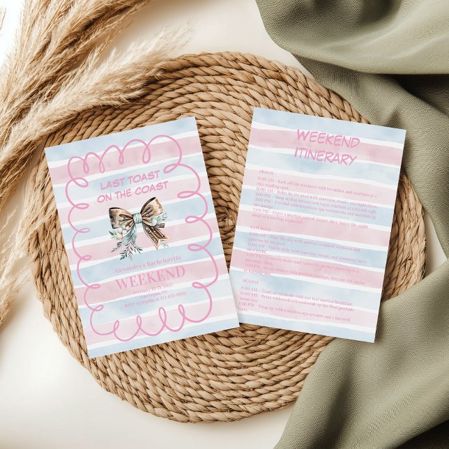 Invitation Bachelorette Coastal Cowgirl (Créateur téléchargé)