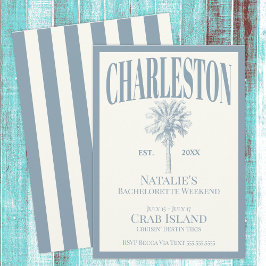 Invitation Bachelorette côtière de Charleston
