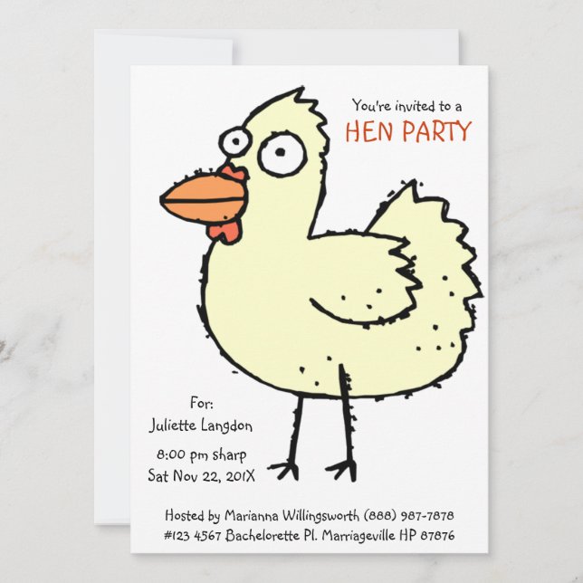 Invitation Bachelorette de Bachelorette Blanca (Devant)