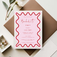 Bachelorette de la frontière rouge rose