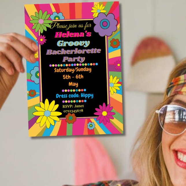 Invitation Bachelorette fête filles week-end plan Mariage (Créateur téléchargé)