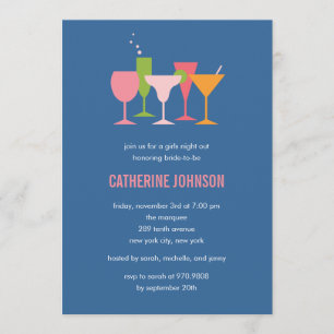 Invitation Bachelorette/Invitation de Fête de l'mariée de ver