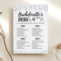 Bachelorette modifiable BOIRE SI Hen Party Game Ca