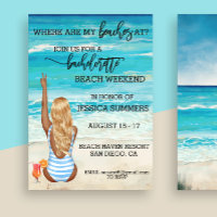 Bachelorette Party Beach Vacances Paysage marin