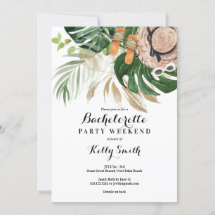 Invitation Bachelorette Party Week-end Getaway