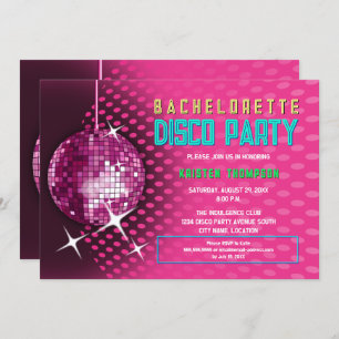 Invitation Bachelorette Retro