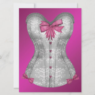 Invitation Bachelorette Rose Chaud