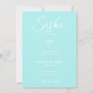 Invitation Bachelorte fête magazine mode diva