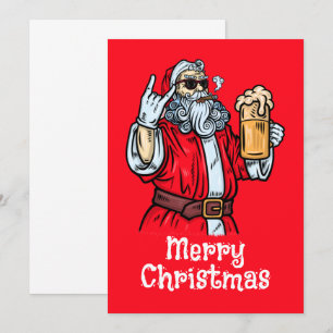 Invitation Bad Père Noël, Rock, Bière et Cigar