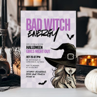 Bad Sorcière Energy Girls Night Out Halloween Part