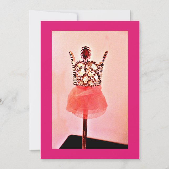 Invitation Baguette de ballerine (Devant)